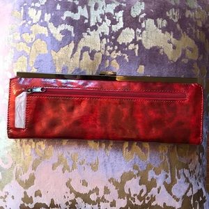Vintage Red Patent Leather Clutch NWT!